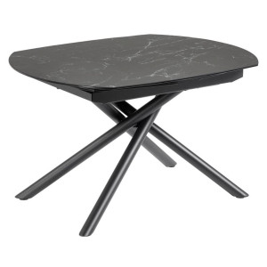 Раскладной обеденный стол La Forma YODALIA 130 (190) x 100 см Черный CC5169K01