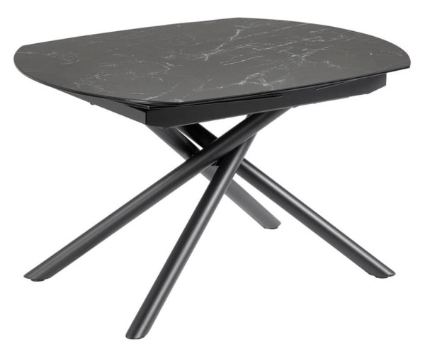 Раскладной обеденный стол La Forma YODALIA 130 (190) x 100 см Черный CC5169K01-0