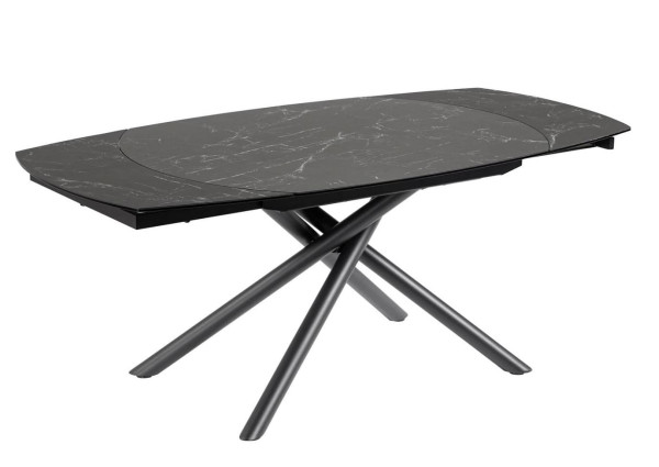 Раскладной обеденный стол La Forma YODALIA 130 (190) x 100 см Черный CC5169K01-1