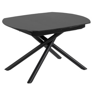 Раскладной обеденный стол La Forma YODALIA 130 (190) x 100 см Черный CC5179C01