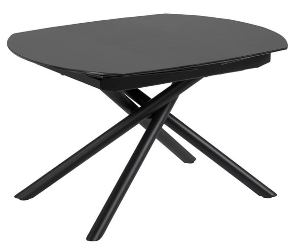 Раскладной обеденный стол La Forma YODALIA 130 (190) x 100 см Черный CC5179C01-0