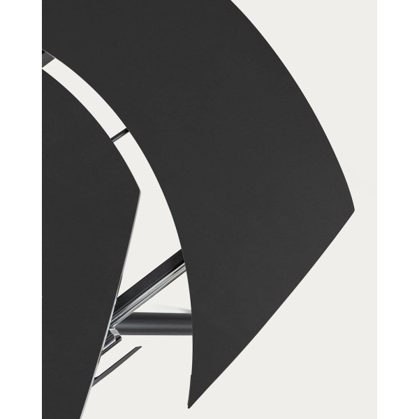 Раскладной обеденный стол La Forma YODALIA 130 (190) x 100 см Черный CC5179C01-2