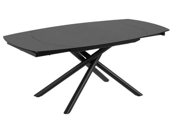 Раскладной обеденный стол La Forma YODALIA 130 (190) x 100 см Черный CC5179C01-1