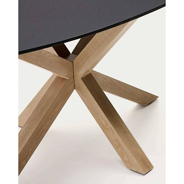 Овальный обеденный стол La Forma ARGO CC1354C01 Ø 200 x 100 см-2