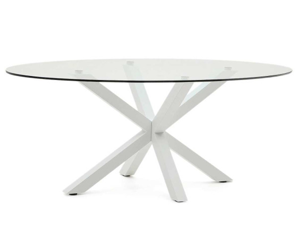 Овальный обеденный стол La Forma ARGO CC1356C05 Ø 200 x 100 см-0