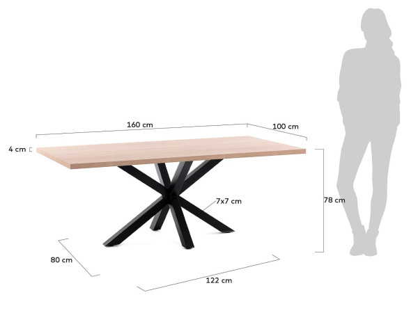 Обеденный стол La Forma ARYA CC1311M46 160 см-5