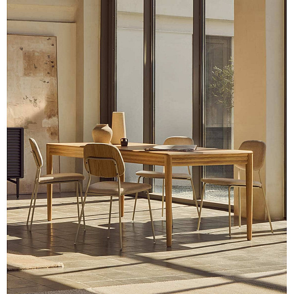 Обеденный раскладной стол La Forma LENON T0200006MM40 160 (240) x 90 см-0