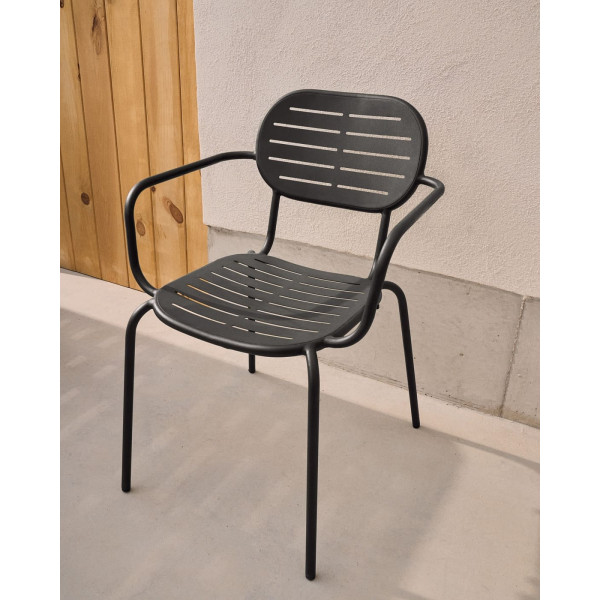 Стілець La Forma Brai C00089RR02 Сірий-1