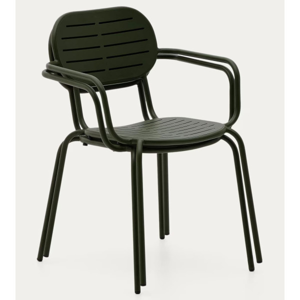 Стілець La Forma Brai C00089RR19 Зелений-11