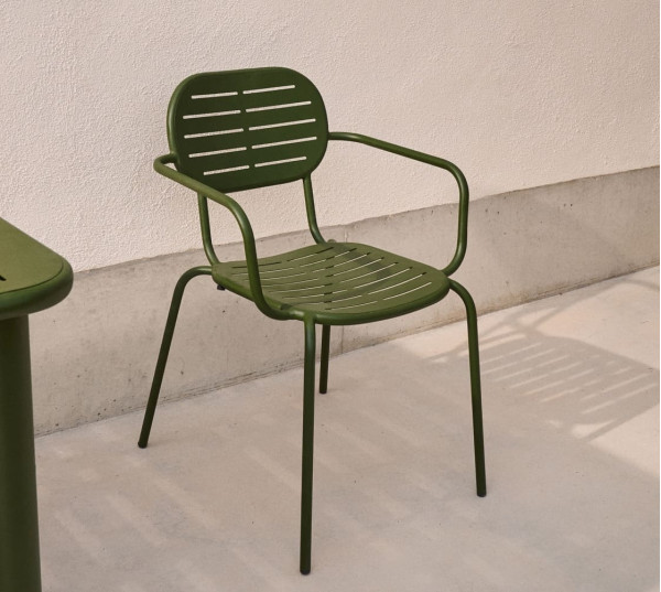 Стілець La Forma Brai C00089RR19 Зелений-1