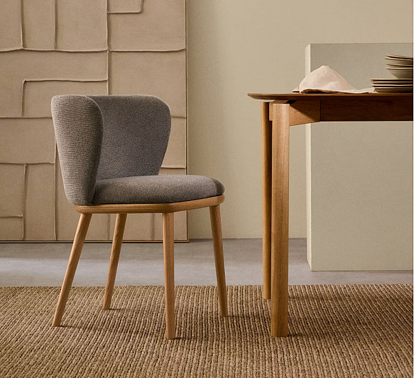 Стілець La Forma Ciselia C06034KY10 Коричневий тканина-1