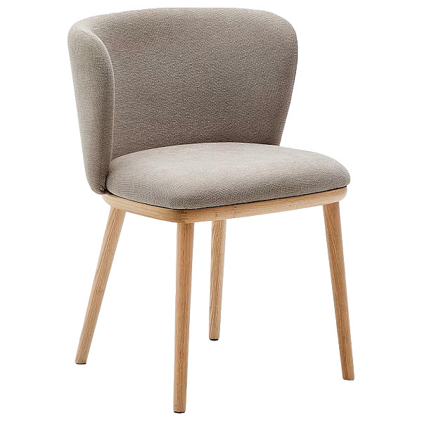 Стілець La Forma Ciselia C06034KY10 Коричневий тканина Стілець La Forma Ciselia C06034KY10 Коричневий тканина-0