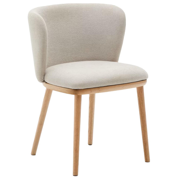 Стул La Forma Ciselia C06034KY12 Бежевый ткань-0