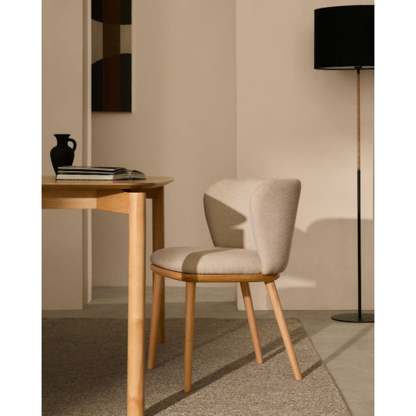 Стул La Forma Ciselia C06034KY12 Бежевый ткань-1