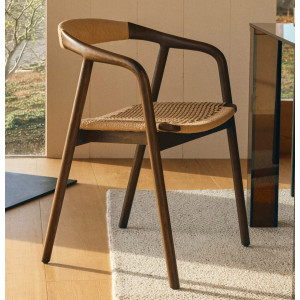 Стул La Forma Derile C00211CP39 Орех/беж