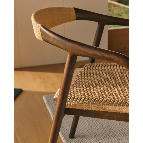 Стілець La Forma Derile C00211CP39 Горіх/беж-3