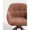 Стілець поворотний La Forma Dorina C00512UP10 Теракотовий-4-thumb