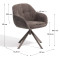 Стілець поворотний La Forma Dorina C00525UP090 Коричневий-9-thumb