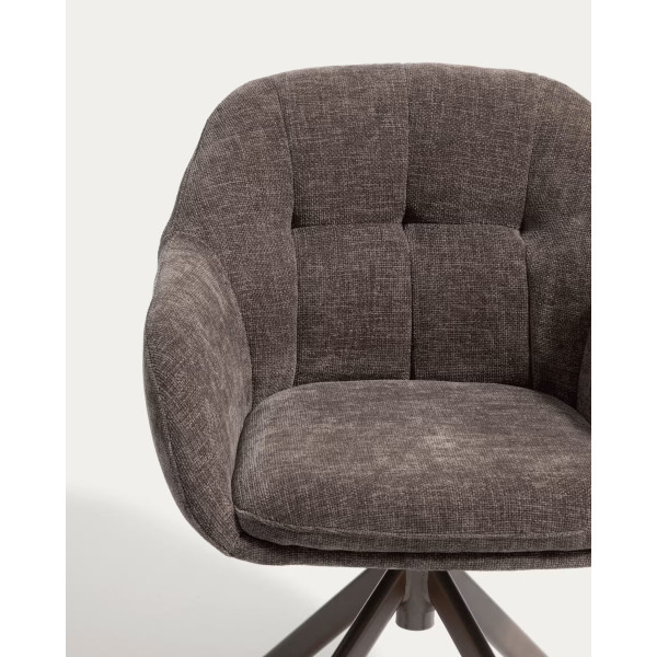Стул поворотный La Forma Dorina C00525UP090 Коричневый-4