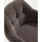 Стул поворотный La Forma Dorina C00525UP090 Коричневый-5-thumb