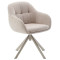 Поворотный стул La Forma Dorina C0100236JO12 Бежевый-4-thumb