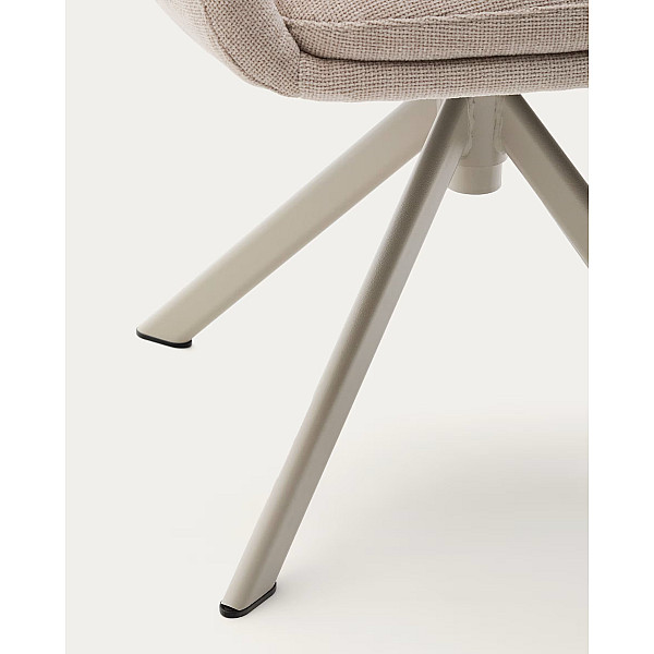 Поворотний стілець La Forma Dorina C0100236JO12 Бежевий-10