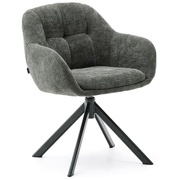 Поворотный стул La Forma Dorina C0100236JO19 Темно-зеленый-0