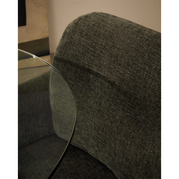 Поворотный стул La Forma Dorina C0100236JO19 Темно-зеленый-3