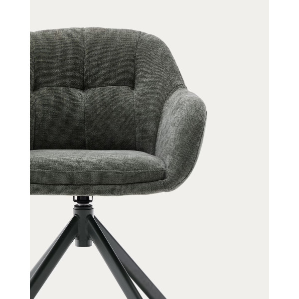 Поворотный стул La Forma Dorina C0100236JO19 Темно-зеленый-7