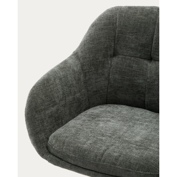 Поворотный стул La Forma Dorina C0100236JO19 Темно-зеленый-8