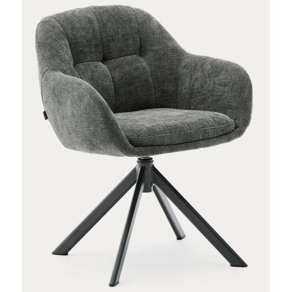 Поворотный стул La Forma Dorina C0100236JO19 Темно-зеленый-11