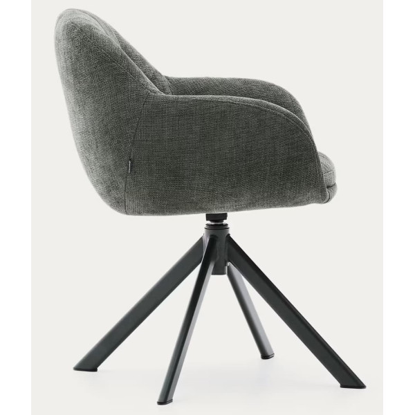 Поворотный стул La Forma Dorina C0100236JO19 Темно-зеленый-5