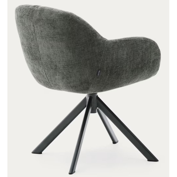 Поворотный стул La Forma Dorina C0100236JO19 Темно-зеленый-6