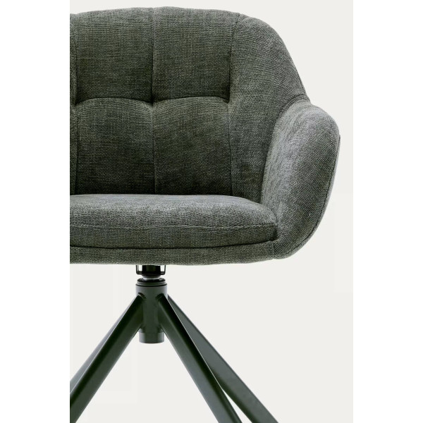 Поворотный стул La Forma Dorina C0100236JO19 Зеленый-9