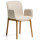 Стул La Forma Elnor C00449UP12 Бежевый