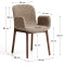 Стул La Forma Elnor C00453UP10 Коричневый-11-thumb
