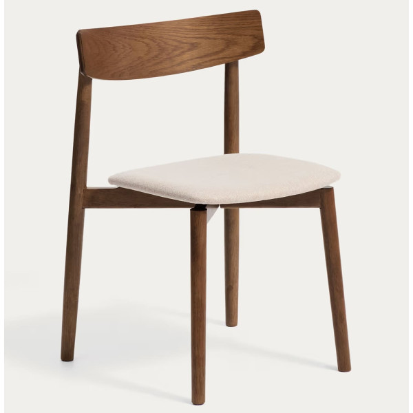 Стул La Forma Evera C00558UP10 Светло-коричневый/орех-0