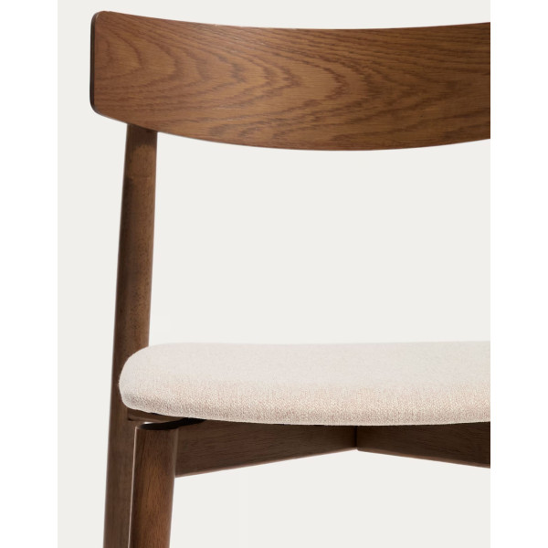 Стул La Forma Evera C00558UP10 Светло-коричневый/орех-6