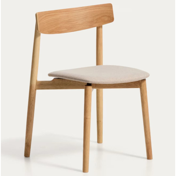 Стул La Forma Evera C00558UP12 Бежевый/натуральный-0