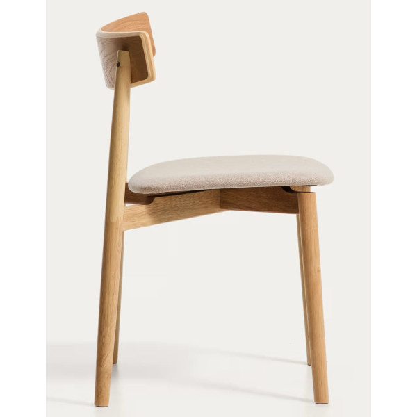 Стул La Forma Evera C00558UP12 Бежевый/натуральный-4