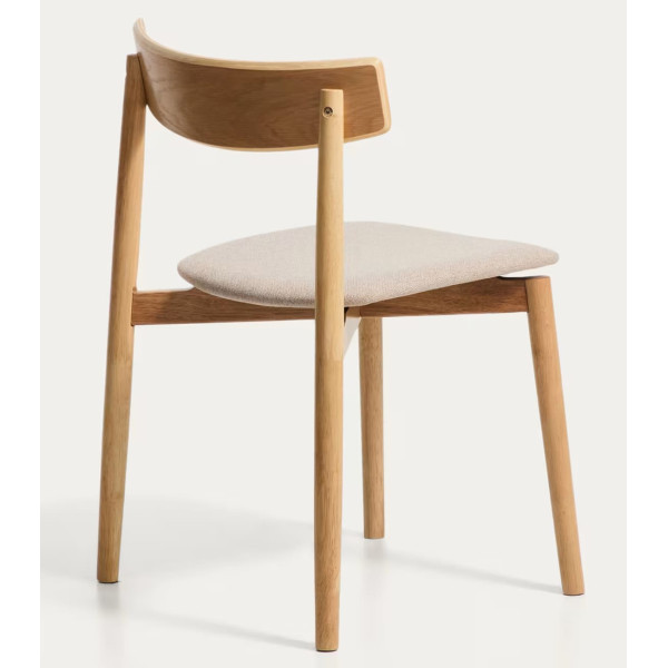 Стул La Forma Evera C00558UP12 Бежевый/натуральный-5