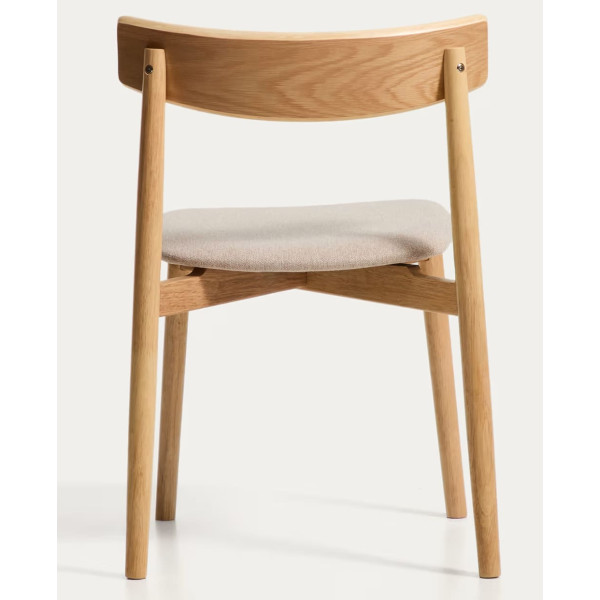 Стул La Forma Evera C00558UP12 Бежевый/натуральный-6