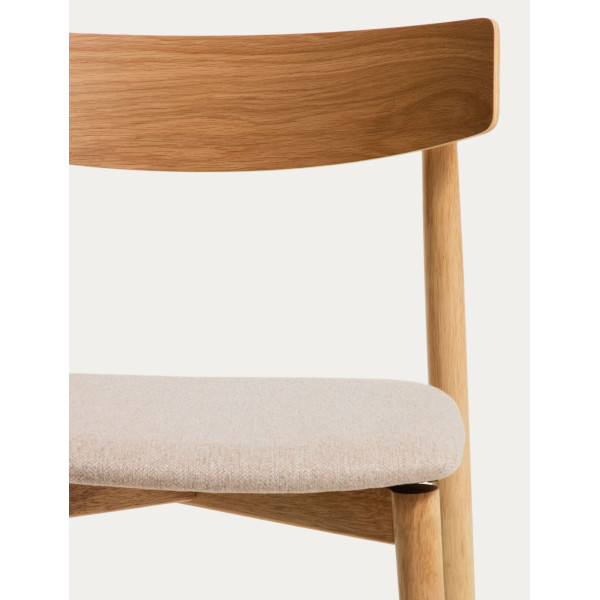 Стул La Forma Evera C00558UP12 Бежевый/натуральный-7