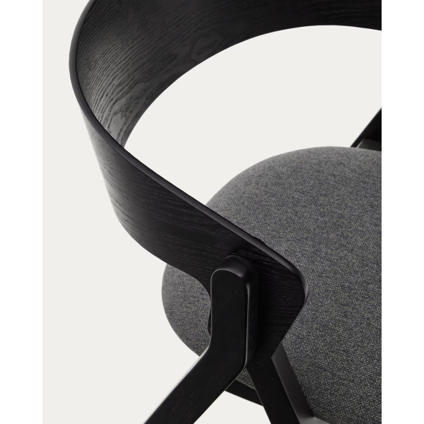 Стілець La Forma Godia C06056MK15 Чорний-7