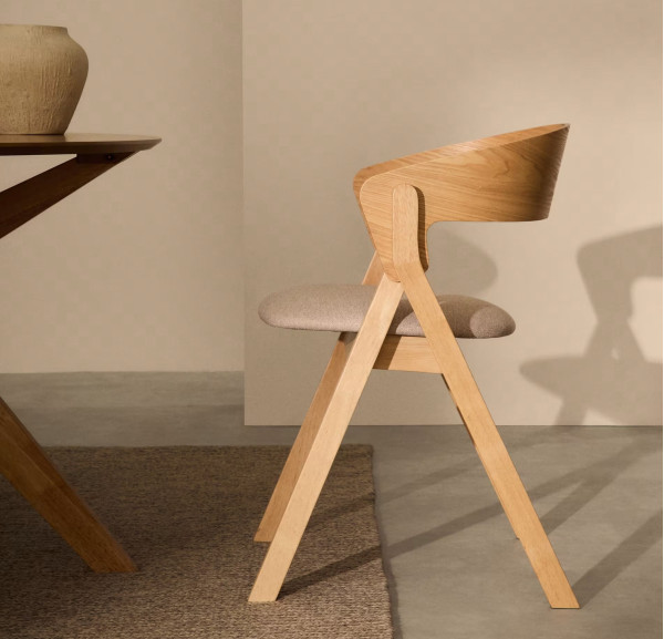 Стілець La Forma Godia C06063MK12 Натуральний-1