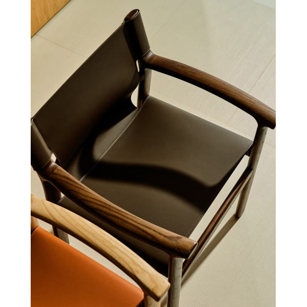 Стілець La Forma Jan C00127LE09 Темно-коричневий-9