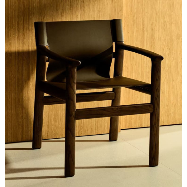 Стілець La Forma Jan C00127LE09 Темно-коричневий-1