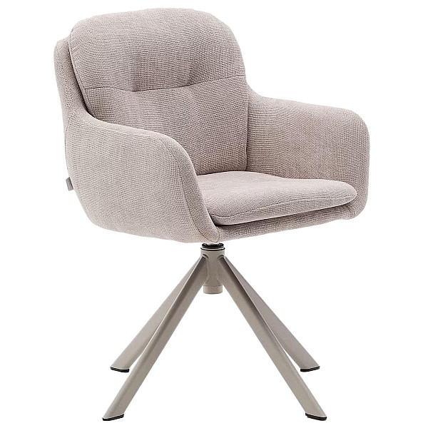 Поворотний стілець La Forma Lexa C0100237JO12 Бежевий-0