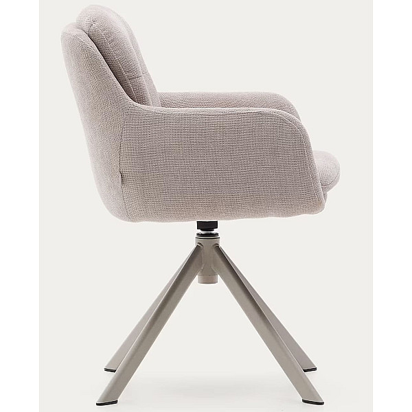 Поворотний стілець La Forma Lexa C0100237JO12 Бежевий-5