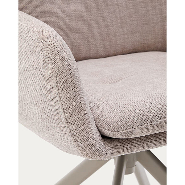 Поворотний стілець La Forma Lexa C0100237JO12 Бежевий-8